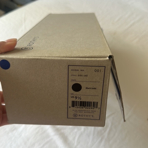 NWT Rothy’s Black Solid Round Toe Flats - Picture 6 of 8